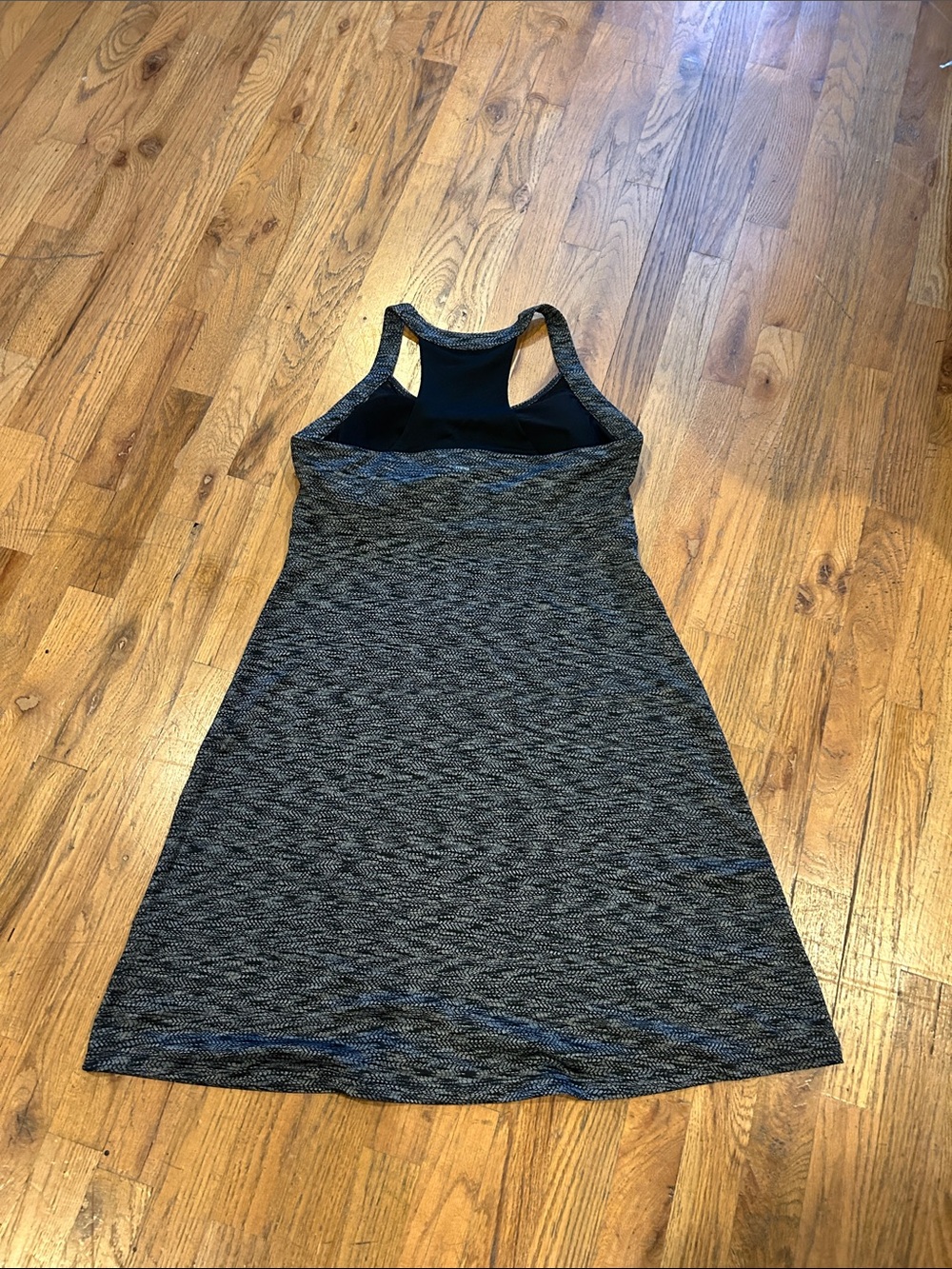 MPG Heathered Black & Gray Racerback Mini Dress - Picture 5 of 5